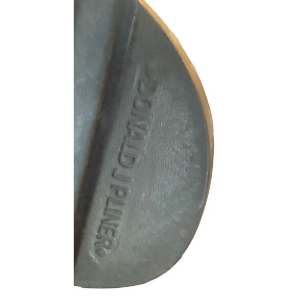 Donald Pliner‎ Chocolate Brown Suede Wedge Loafers 9 Italy preppy Goth Academia - Picture 8 of 8